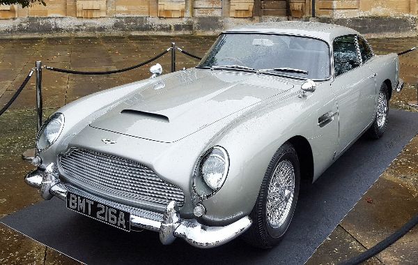 One of the Aston Martin DB5s used in the James Bond Skyfall film. Photo: DeFacto